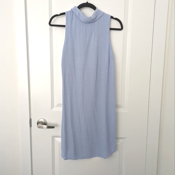 Topshop Light Blue Midi Dress - Picture 2 of 7